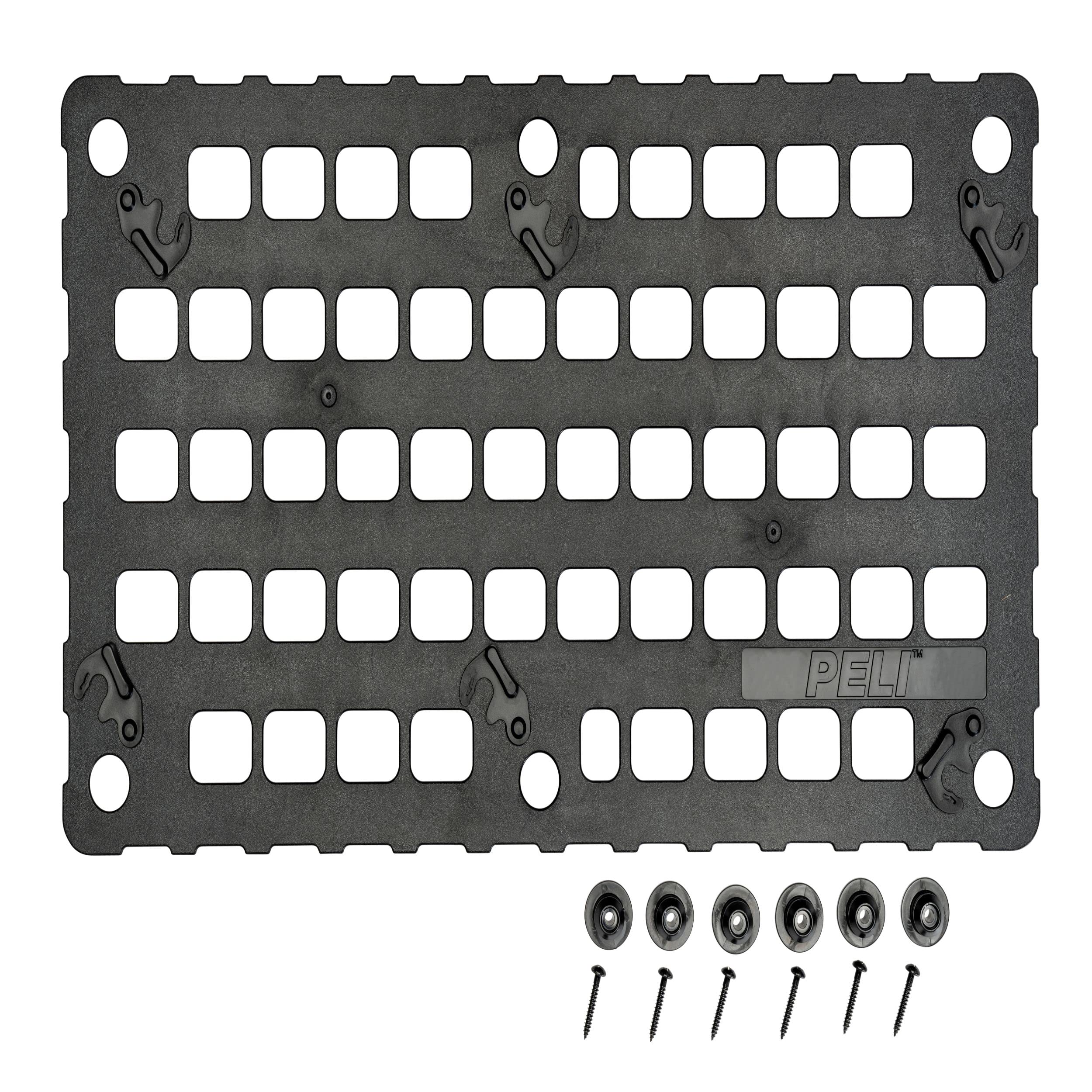 Peli 1510 MOLLE Panel Lid Insert, Original Accessories, Compatible 1510 Case, Colour: Black, Bags and Cases Sold Separately, Black, 54 cm x 75 cm x 29 cm, MOLLE Panel