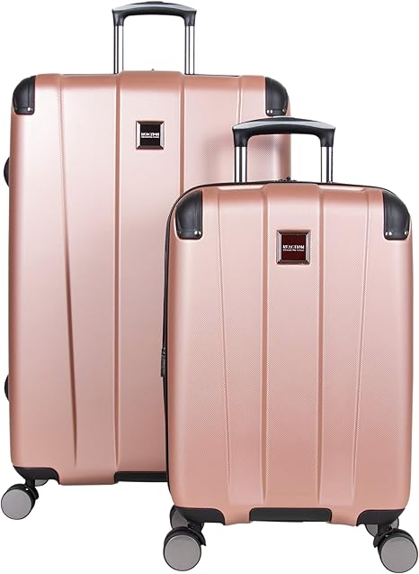 kenneth cole rose gold luggage set