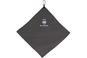 Team Effort Collegiate 15" x 15" Grey Microfiber Towel