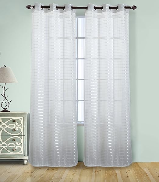 Amazon Com Rt Designers Collection Wanda Box Voile 76 X 84 In