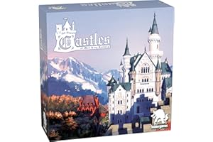 BEZIER GAMES Castles of Mad King Ludwig 2nd Edition - Beautiful Award-Winning Family Strategy Board Game for Families, Adults, Kids - from The Creators of One Night Ultimate Werewolf - Build Neuschwanstein Castle