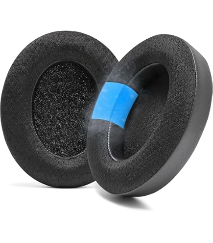 SOULWIT Cuscinetti Auricolari In Gel Rinfrescante Per Sennheiser HD650, HD660 S, HD600, HD6XX, HD58X, HD580, HD565, HD545, HD535 – Padiglioni Traspiranti Con Schiuma Fonoisolante, Suono Come Nuovo