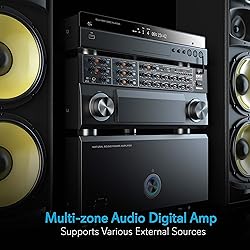Pyle 12-Channel Wireless Bluetooth Power Amplifier