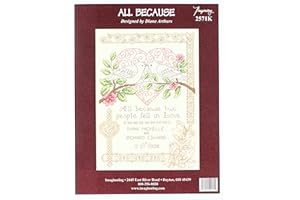 M & R Technologies Wedding Record Counted Cross Stitch, Beige