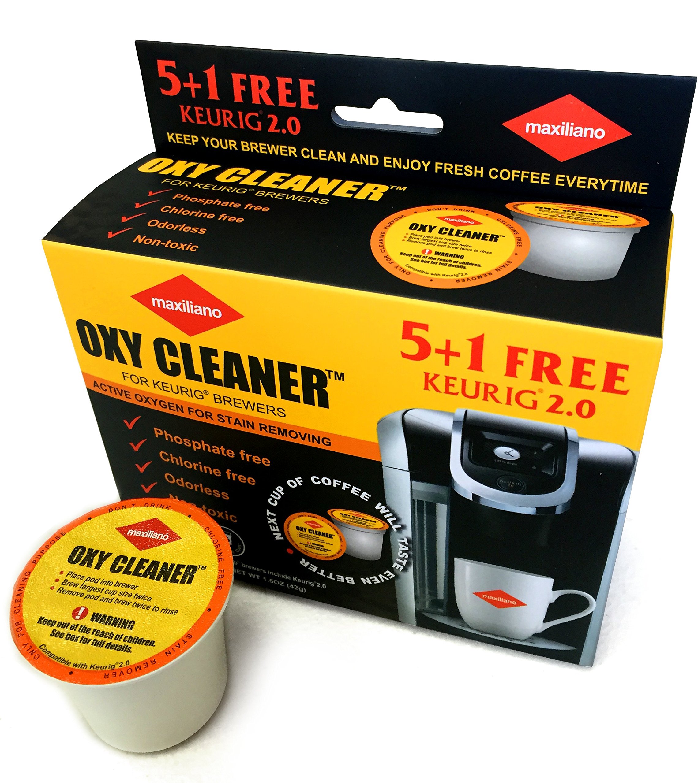 Cleaning KCups for Keurig 2.0, Stain Remover, Biodegradable, Non Toxic