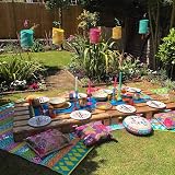 Talking Tables Waterproof Outdoor Rug 180x120cm Lightweight Mat view 7