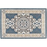 CHICHIC 36 x 24 Inch GrayBlue Indoor Door Mat for Home Entrance, Front Door Mat Indoor Inside Outdoor Outside Entryway Rugs Welcome Mat Anti-Slip Rubber Back Low Profile