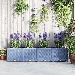 Outsunny 5 x 1 x 1 ft Raised Garden Bed, Indoor