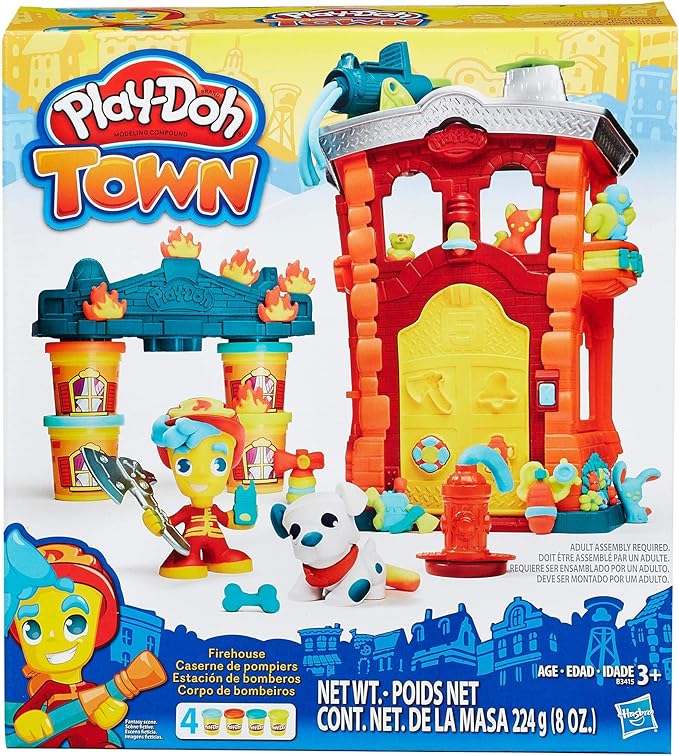 play doh town fire truck