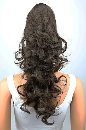 PRETTYSHOP Haarteil Hair Piece Zopf Pferdeschwanz ca 60cm Hitzebeständig wie Echthaar div. Farben H65