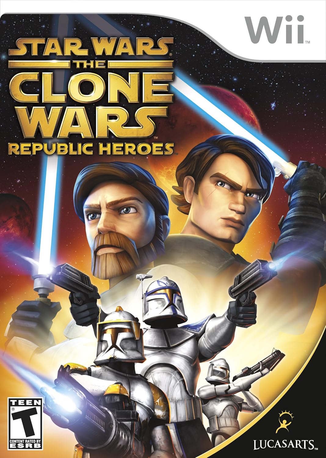 Amazon Com Star Wars The Clone Wars Republic Heroes Nintendo Wii Video Games