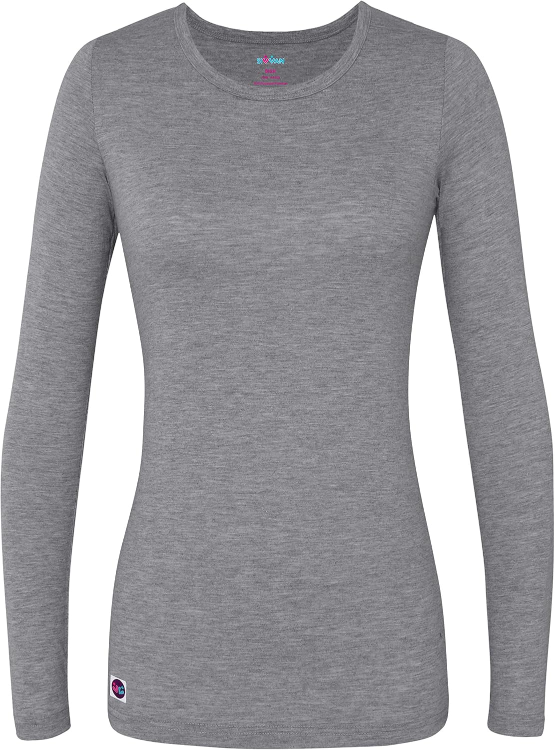Sivvan 3 Pack Women's Comfort Long Sleeve T-Shirt/Underscrub Tee at  Women’s Clothing store