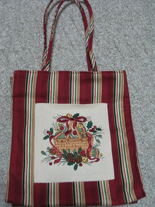 Longaberger Holiday Lunch Bag (With Plastic Insert
