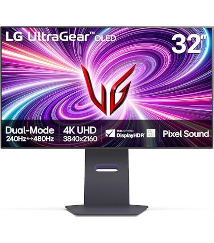 Amazon.com: LG ‎32GS95UV 32-inch Ultragear OLED Gaming Monitor 4K