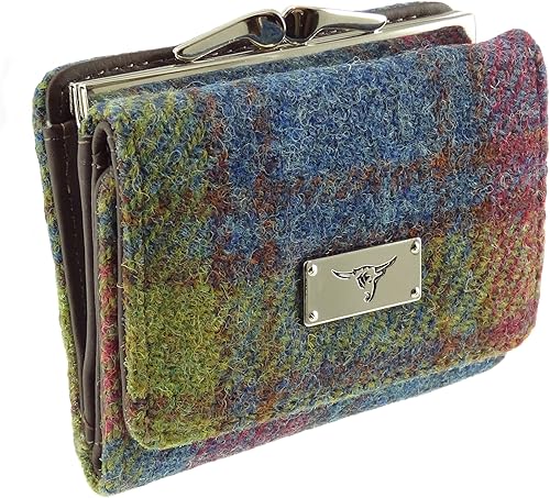 harris tweed clasp purse