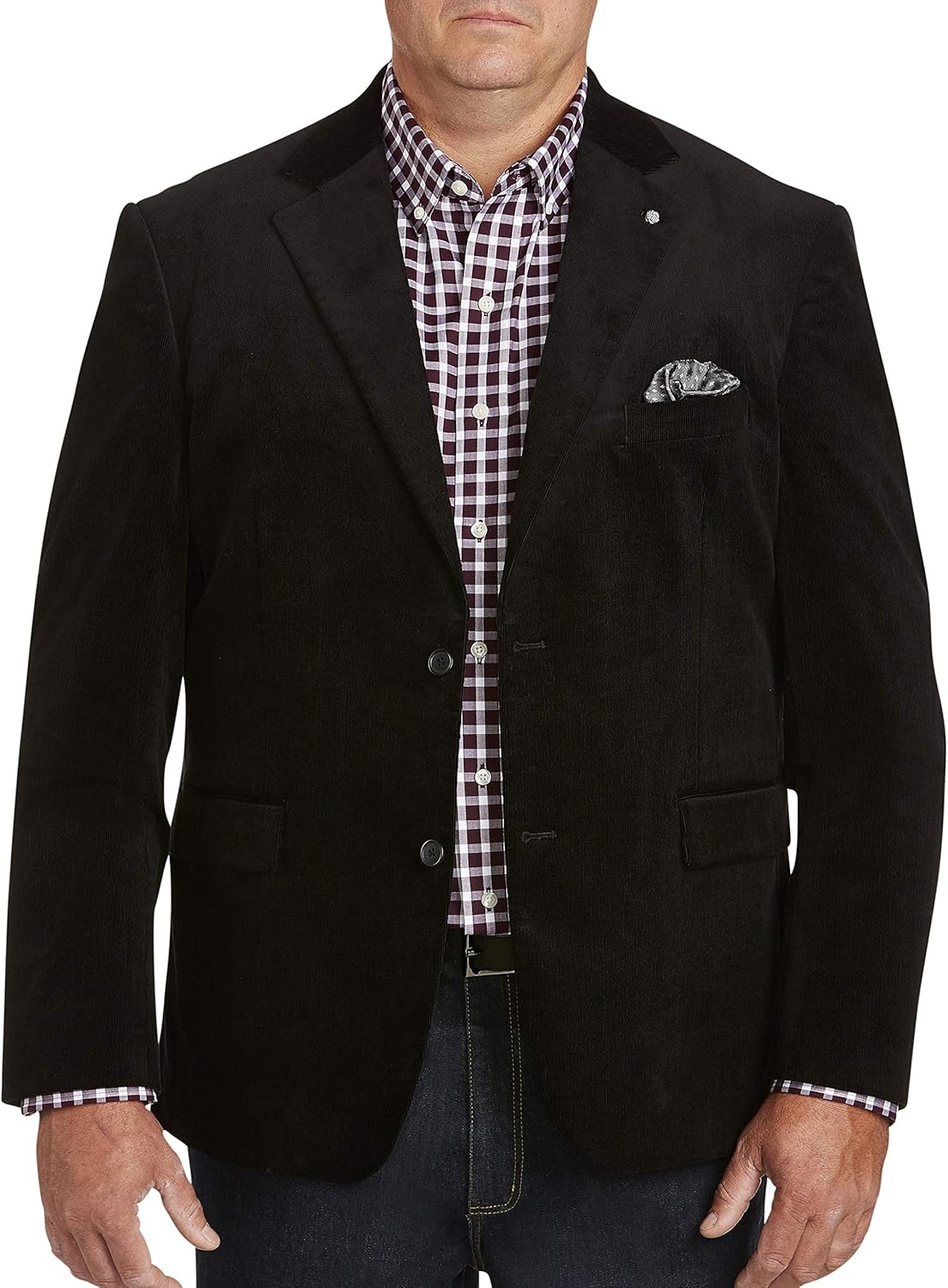 Oak Hill by DXL Big and Tall Corduroy Sport Coat Clothing