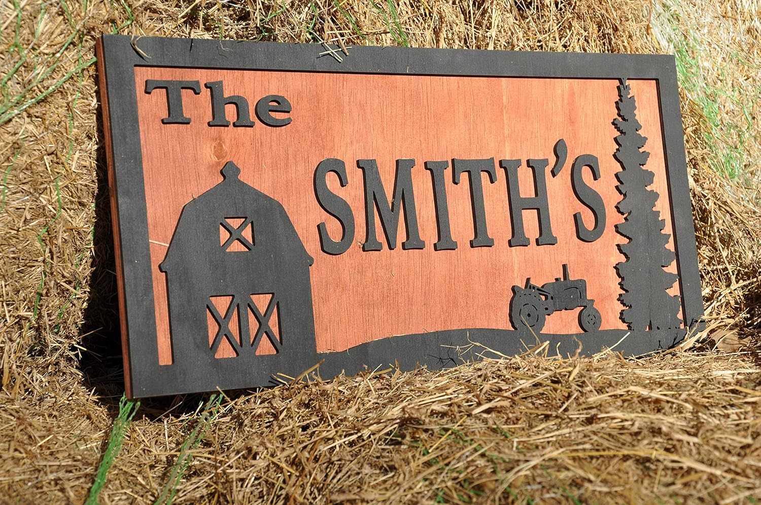 Personalized Farm Sign, Tractor Sign, Barn Sign, Gift for