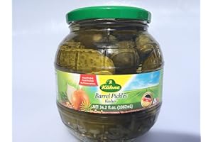 Kuehne (former Gundelsheim) Kosher Pickle in Glas Barrel Jar 1062 ml - 34.2 fl Oz