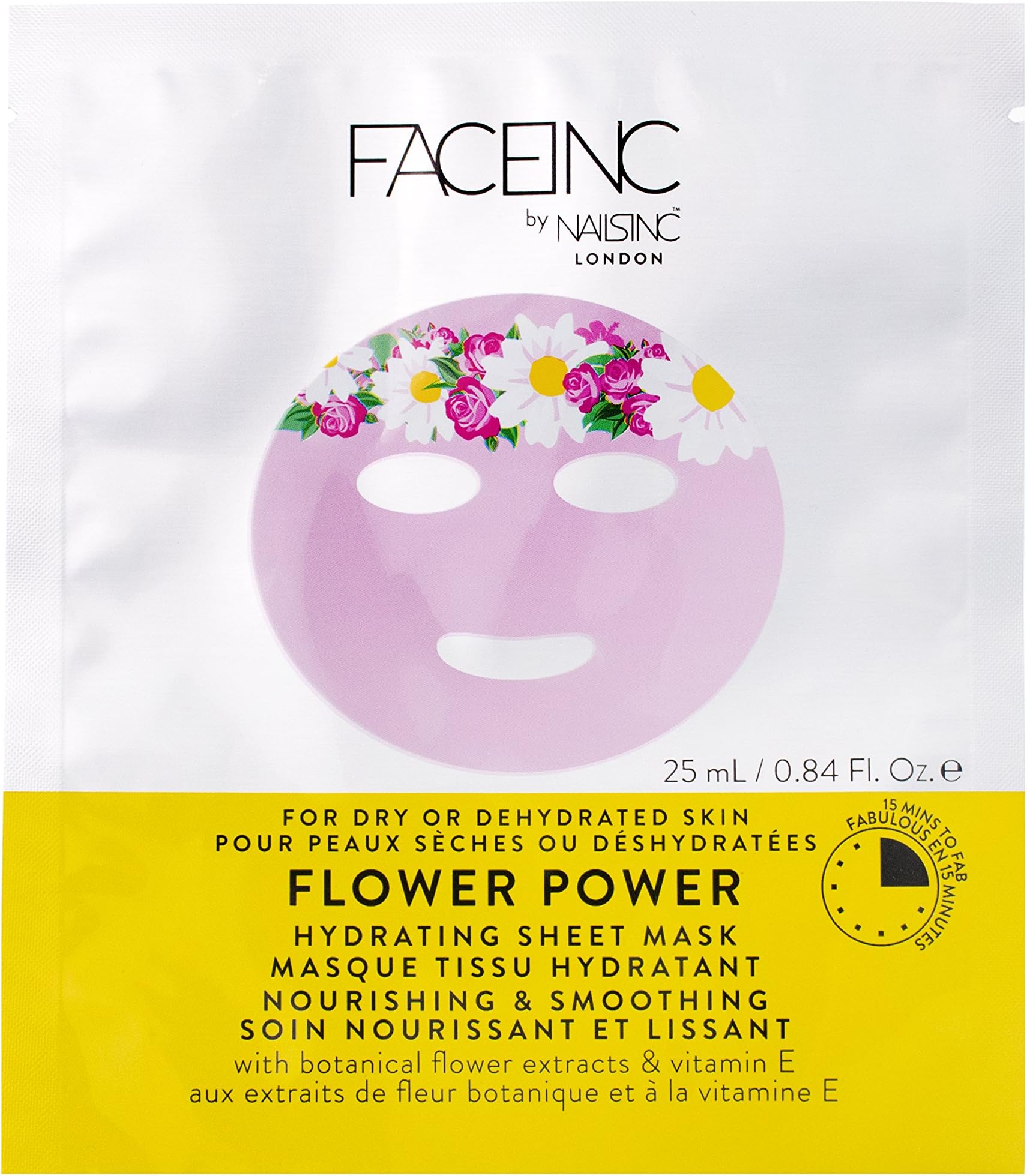 Face Inc by Nails Inc Flower Power Hydrating Sheet Mask
