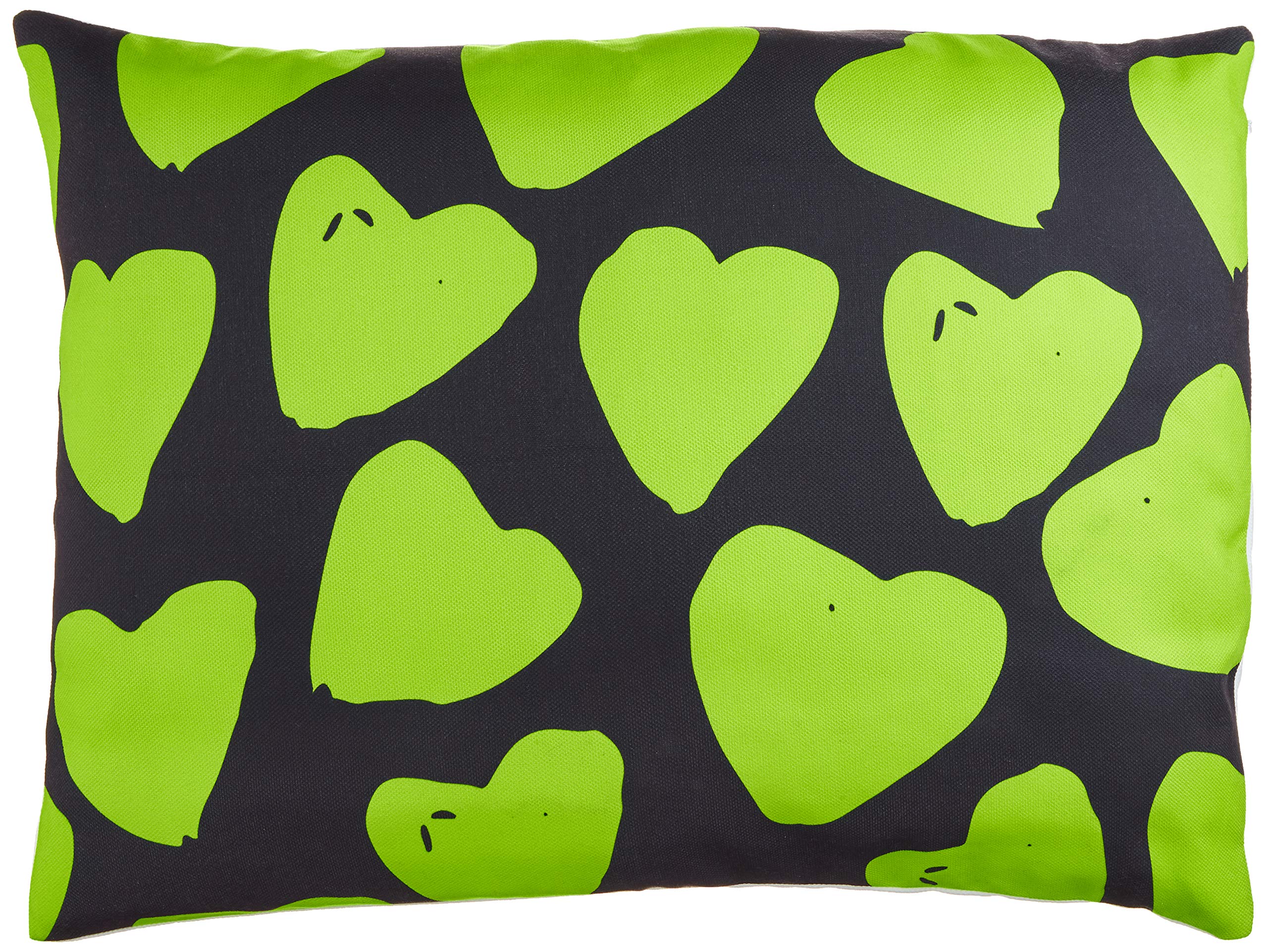 BonaMaison Decorative Cushion Cover, Neon Green Fume Throw Pillow Covers, Home Decorative Pillowcases for Livingroom, Sofa, Bedroom, Size: 45X60 Cm - Designed and Manufactured in Turkey