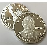 Donald Trump 2016 Silver Plated Presidential Liberty Replica Coin