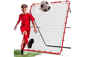 NET-PLAYZ Soccer Rebounder Rebound Net, Kick-Back | Football Training Gifts, Aids & Equipment for Kids Teens & All Ages, Perfect Storage