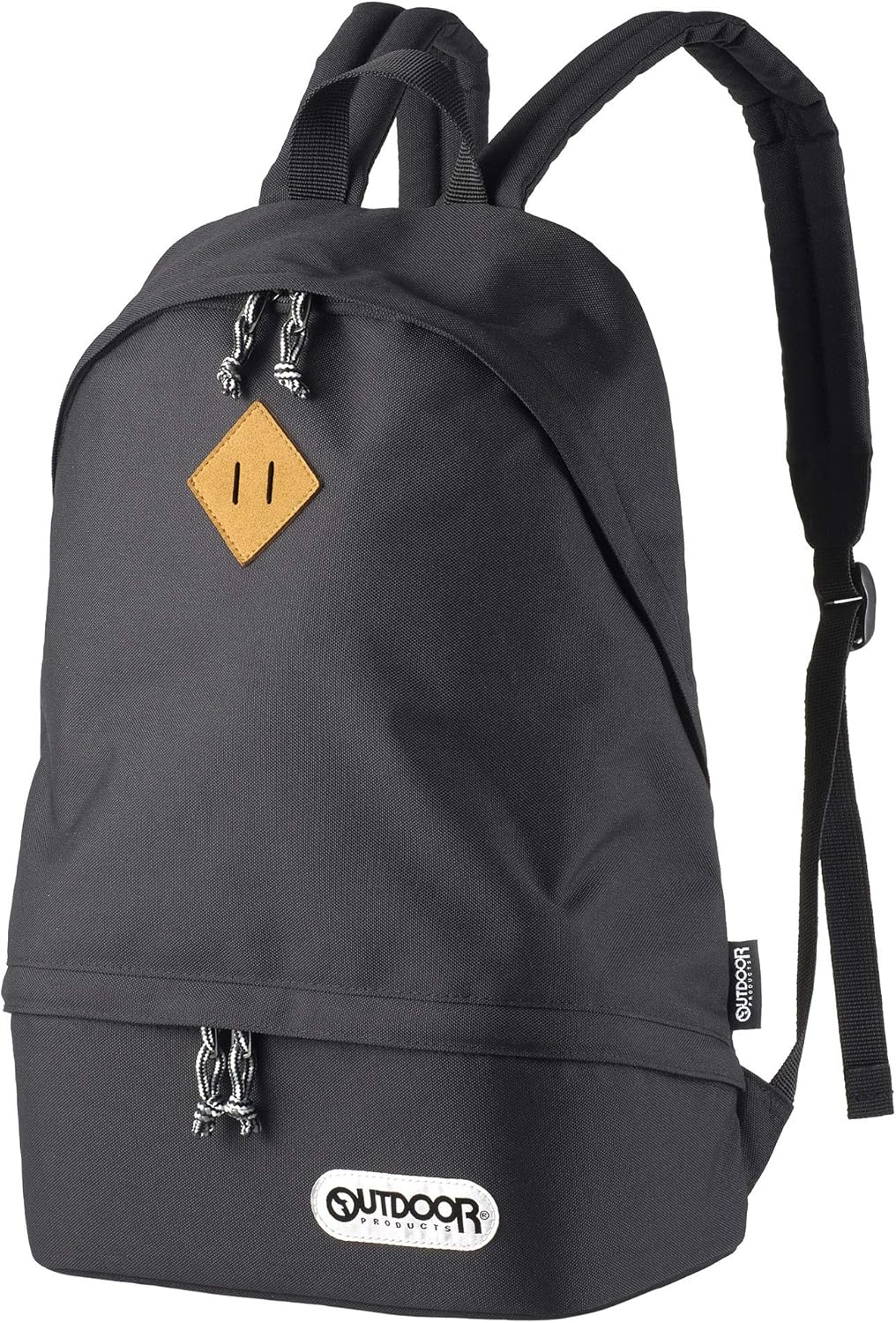 Amazon Co Jp Outdoor Products アウトドアプロダクツ カメラバッグ カメラデイパック03 普段使いにも便利な上下セパレートタイプ ブラック 2odcdp03bk カメラ