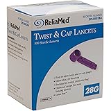 Beijing Ruicheng Medical Supplies Co., Ltd Zpl20028A Reliamed Twist And Cap Lancet 28G (100 Count),Beijing Ruicheng Medical S
