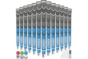 Gowolf Golf Grip Cord Rubber Multi-compound Golf Driver Irons Club Choose 13 Grips with 15pcs Tapes Or Full Kit choose one