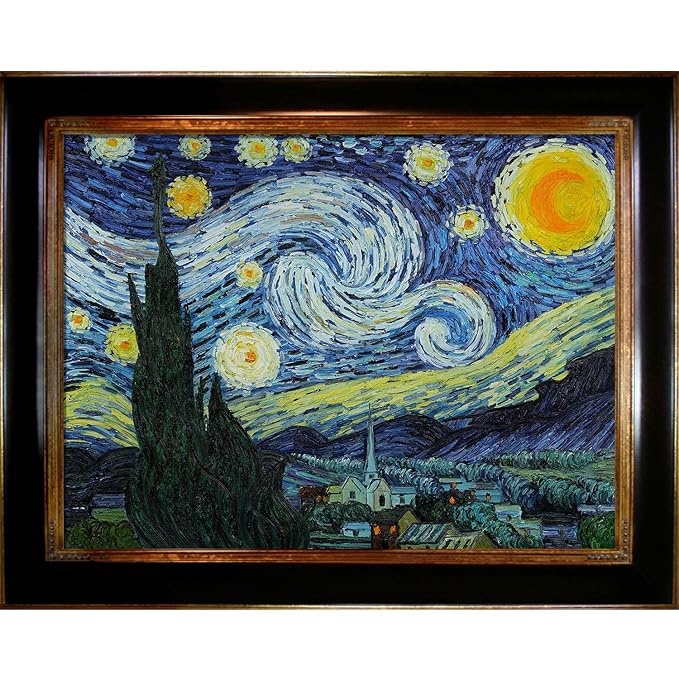 Overstockart Vg632Fr240G30X40 Van Gogh Starry Night with