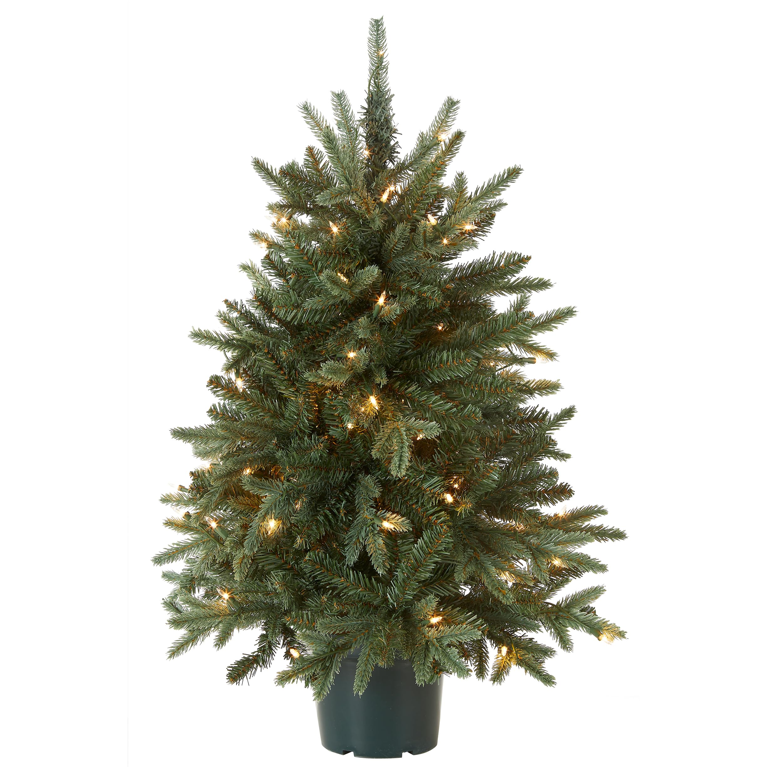 Photo 1 of **used***National Tree Company Artificial Christmas Tree For Entrances | Includes White Lights and Pot | Everyday Collections - 3 ft