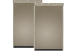 POWEKA 2 Pack PAC11-11039 Pet Door Replacement Flaps for Dog and Cat, Doggie Replacement Flap Doors Parts Compatible with Pet Safe Freedom Doggie Doors, Large Size 10 1/8" X 16 7/8"