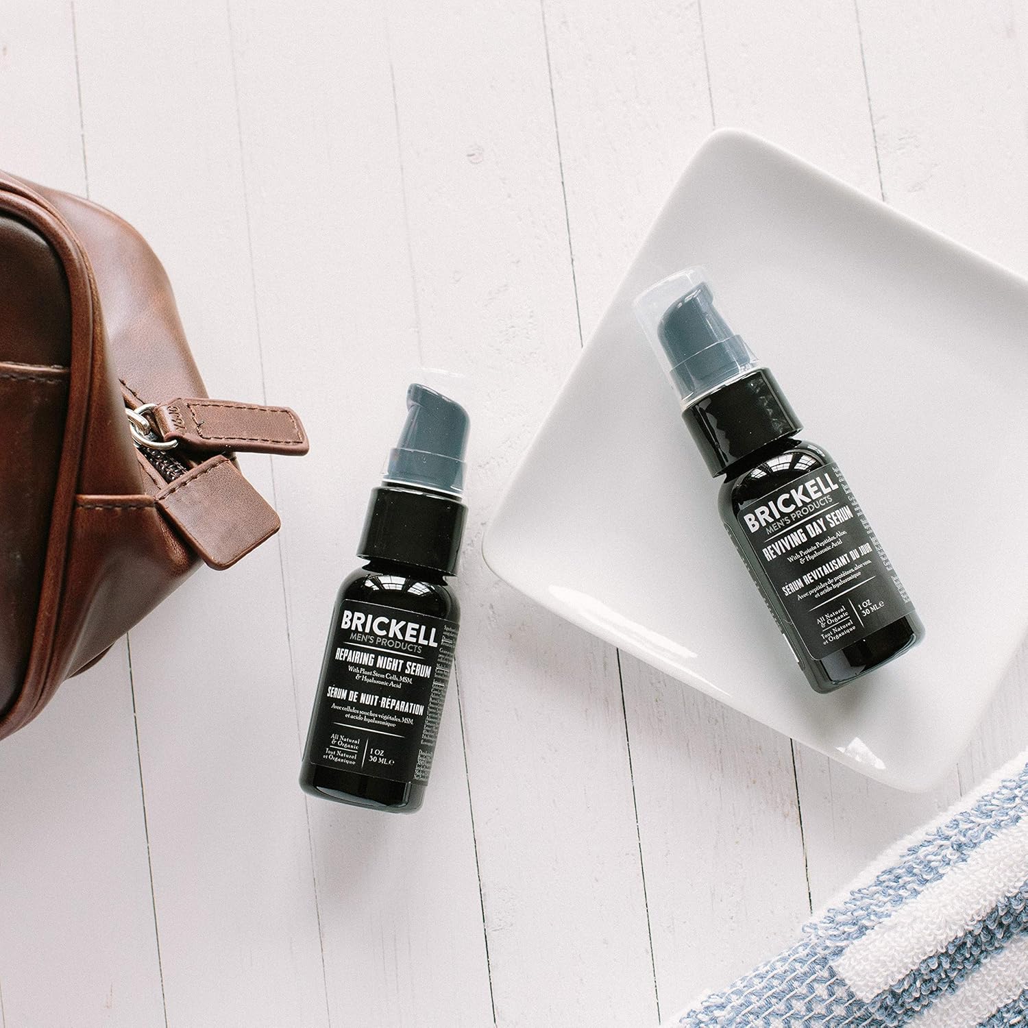 Brickell Men's Day and Night Serum Routine, Natural and Organic, Unscented - Image 5