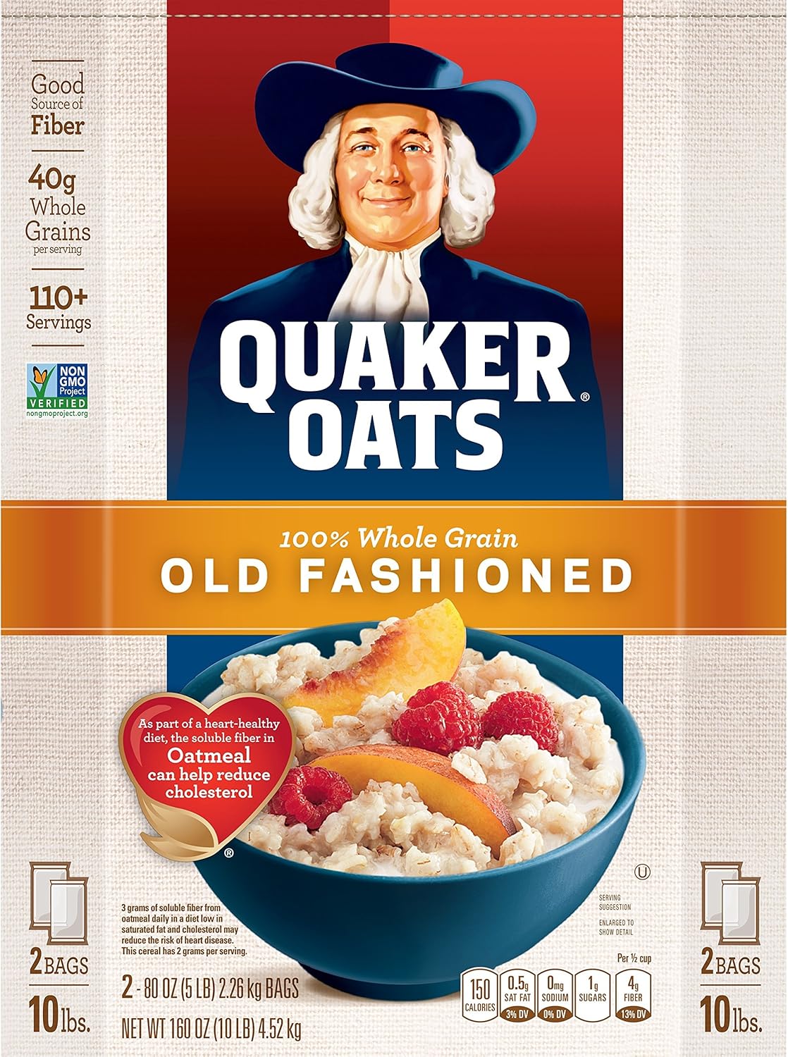 Quaker Oats Quick 1 Minute Oatmeal 2/5 lb. Amazon.ca Grocery