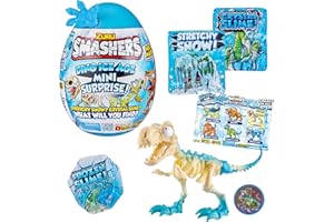 ZURU SMASHERS Smashers Dino Ice Age Mini Surprise Egg - T Rex Skeleton (7456) Color May Vary