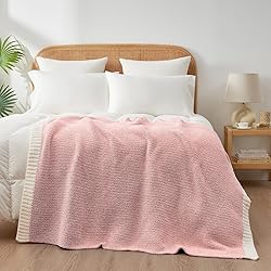 Snuggle Sac Heather Pink Blanket Twin