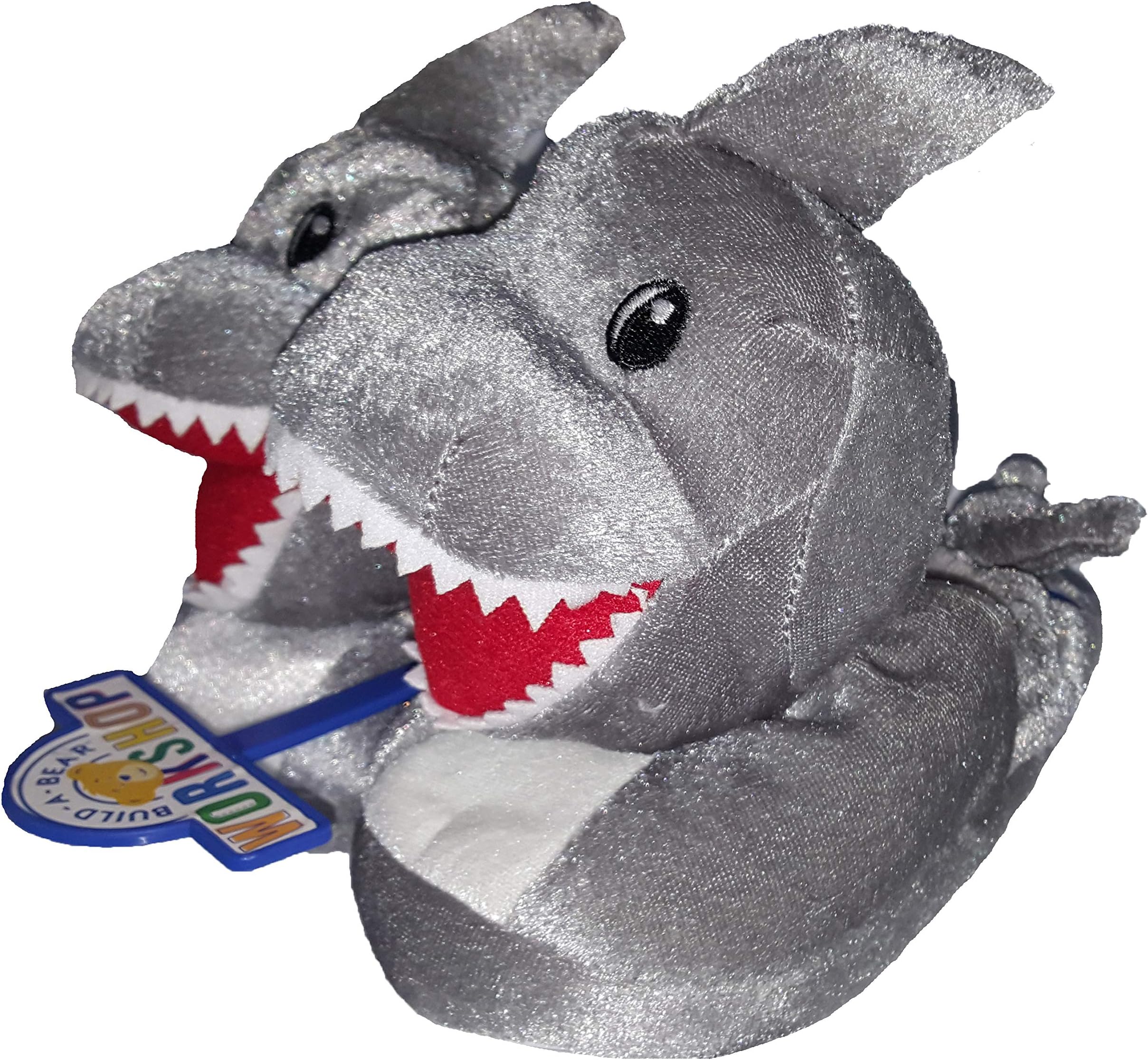 Build-A-Bear Workshop Toothy Shark Character Slippers