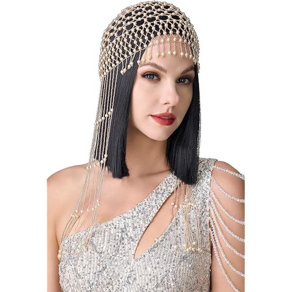Amazon.com: BABEYOND 1920s Beaded Flapper Headpiece  display picture 1