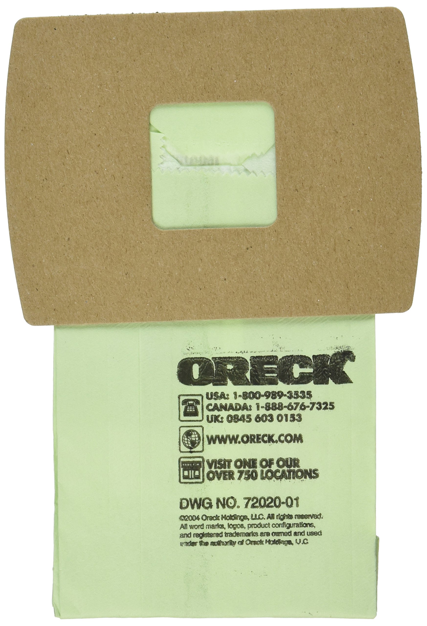 Oreck Housekeeper Series Vacuum Cleaner Dust Bags & Motor Filter Pack Of 12