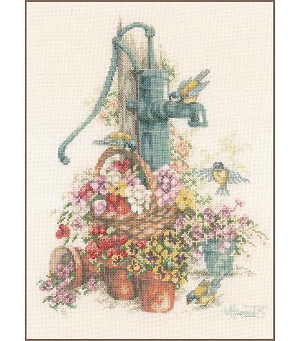 Amaryllis - Aida de Lanarte - Marjolein Bastin - Kit au point de croix