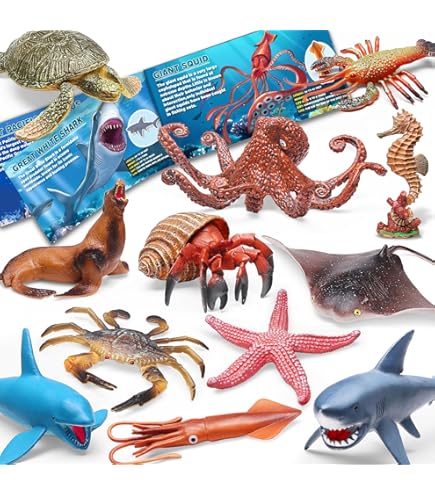 Amazon.com: Deluxebase Tub Playset - Ocean from, Sea-Life