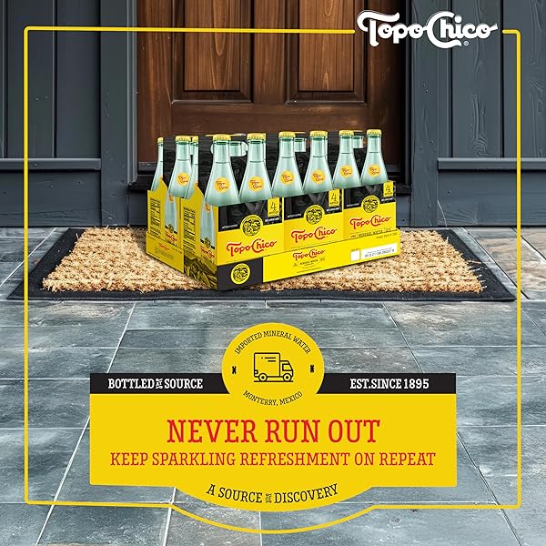 TOPO CHICO SABORES BLUEBERRY WITH HIBISCUS EXTRACT 12OZ 8PK