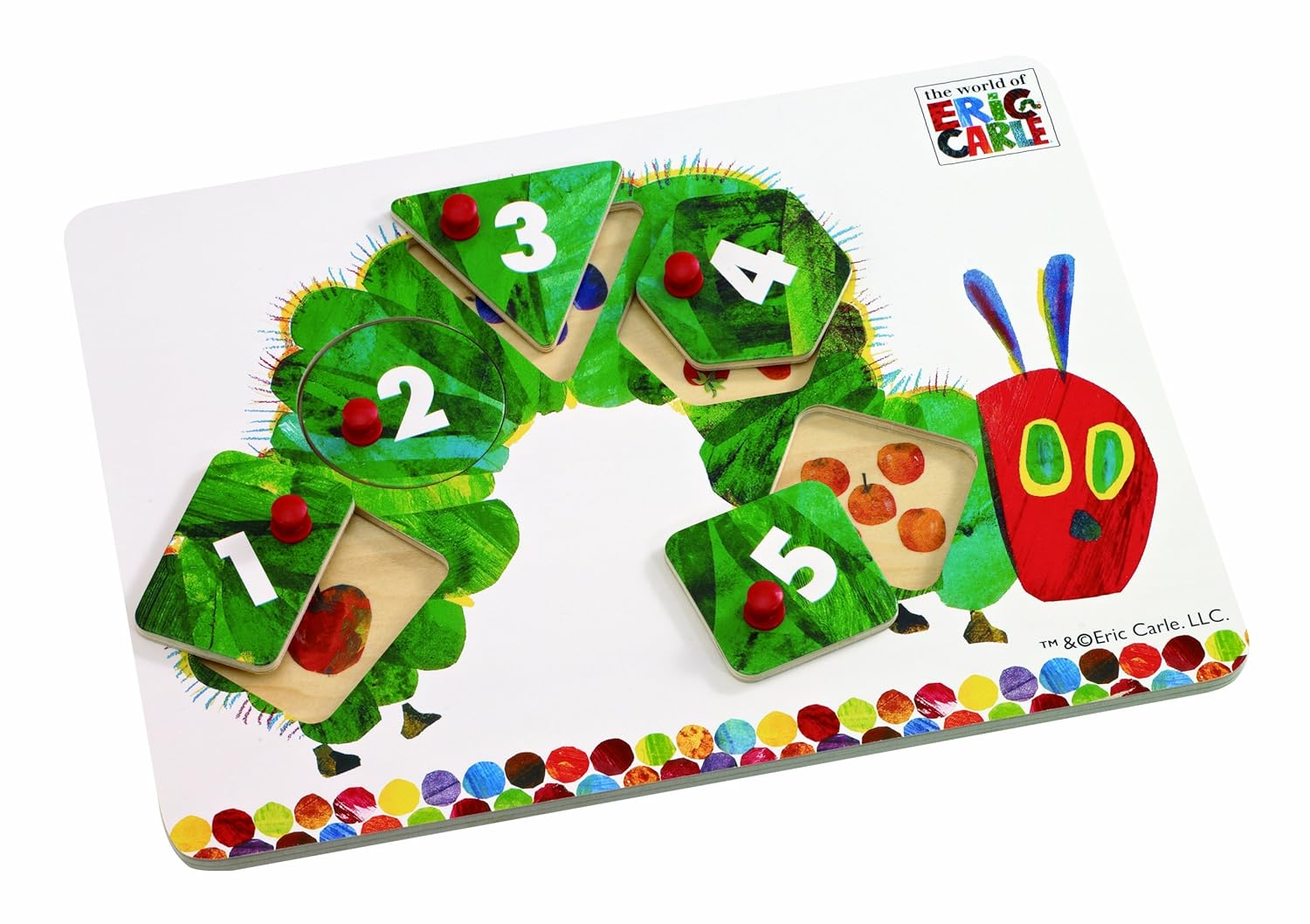 Jigsaws & Puzzles The Very Hungry Caterpillar Peg Puzzle By Rainbow