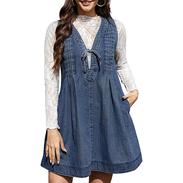 sanctuary denim dress Sanctuary Wrapped Up Denim Dress in Blue