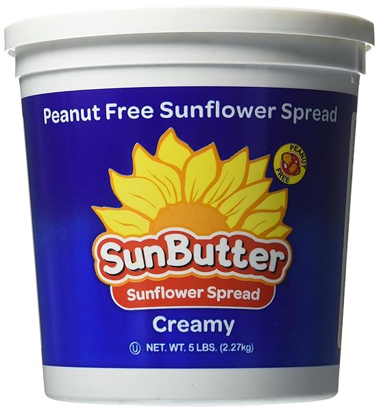 SUNFLOWER SEED SUNBUTTER CREAMY SPREAD, 5 POUND —...