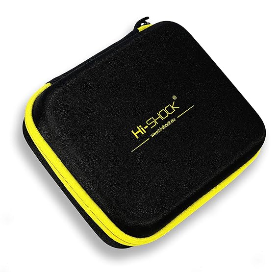 Hi-SHOCK E-Zigarette Dampf-Tasche/Vapo-Hardcase | Dampfer-Etui zur Aufbewahrung von Liquid, Vaporizer & Zubehör | Tragegriff 
