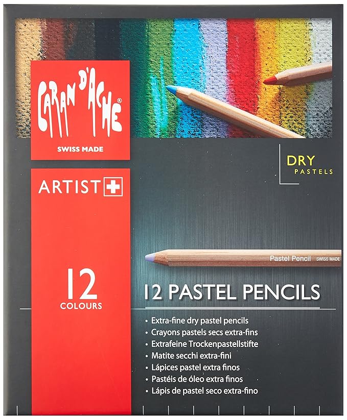 Caran D'Ache 12 Pastel Pencils Amazon.co.uk Toys & Games