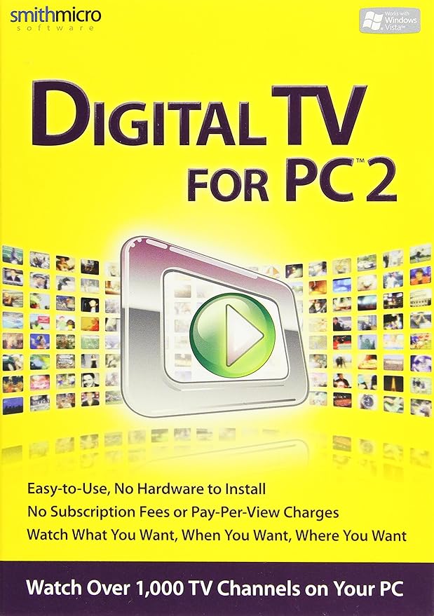 Digital TV For Pc 2 PC Software Amazon.ca
