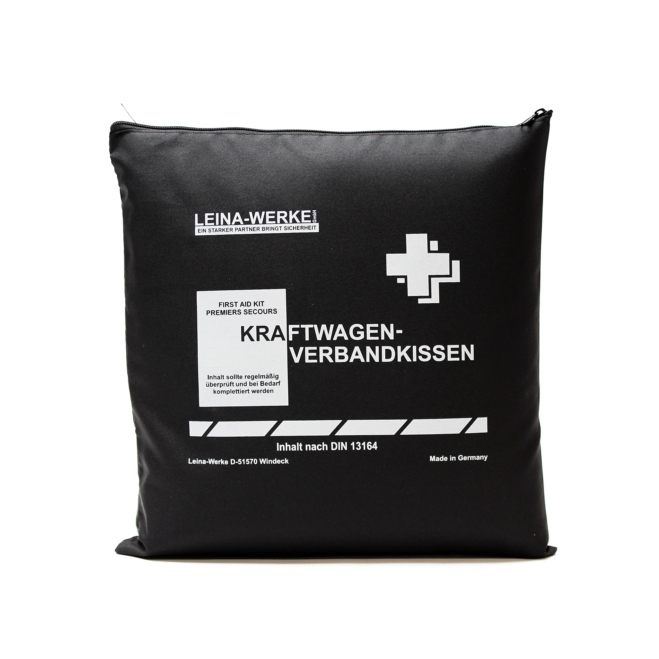 Leina 11202 Motor Vehicle First Aid Cussion Standard, Black/White