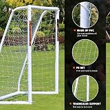 Northern Stone Ultimate All Weather uPVC Football Goal 8ft x 6ft Garden view 4